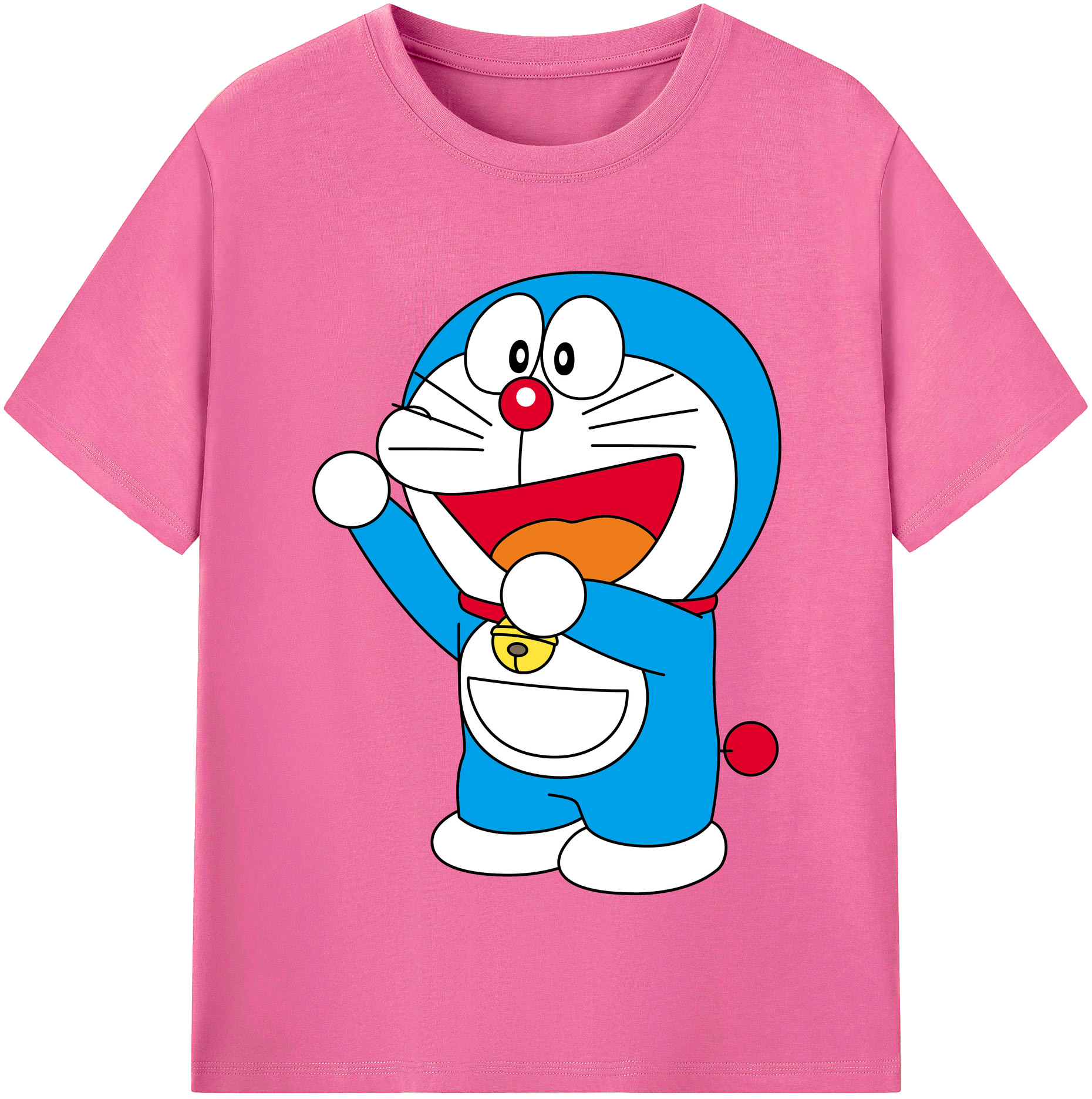 （画像用） ドラえもん Doraemon レディースカジュアルプリントTシャツ（綿100％）